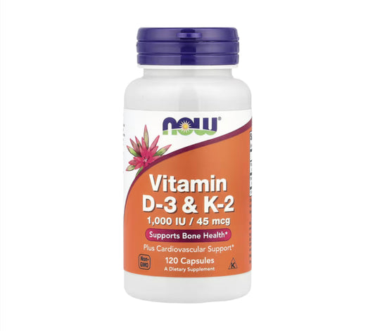 Vitamin D3 & K2 - 1000IU/45mcg