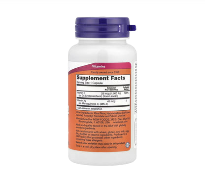 Vitamin D3 & K2 - 1000IU/45mcg