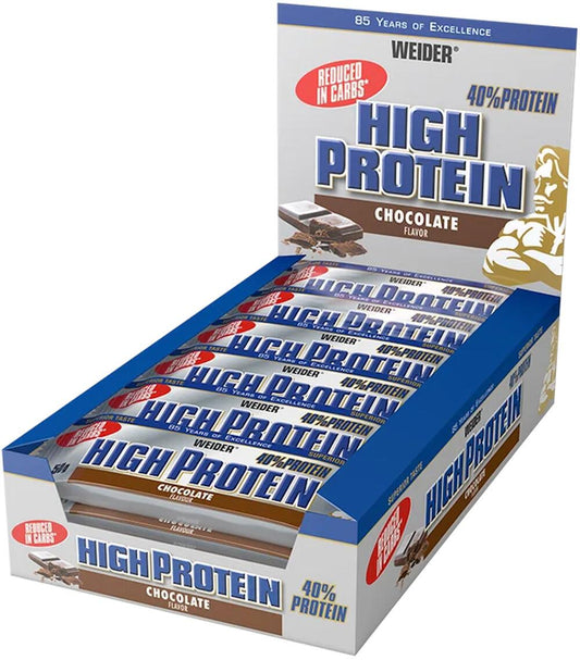 Weider 40% High Protein Bar, 24 x 50 g Riegel